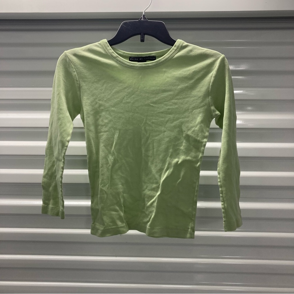 Ralph Lauren Light Green Long Sleeve Tee